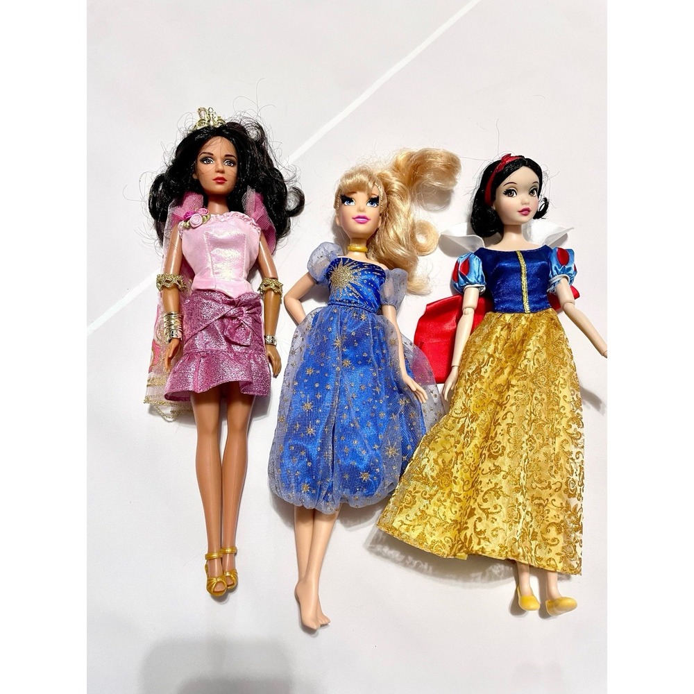 Disney Princesses Dolls Lot Style Series Ultimate Cinderella Snow White Jasmine